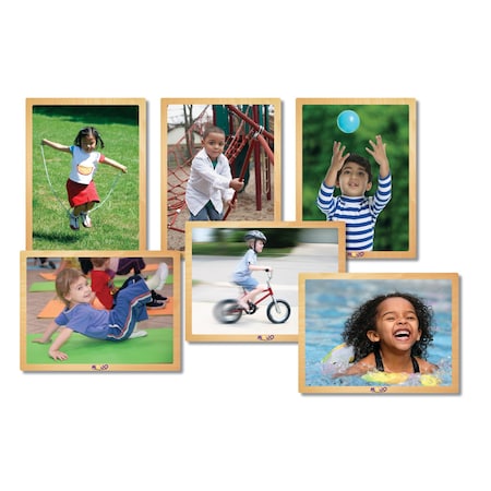 Mojo Kids in Motion Wooden 6-Puzzle Set MJ-345129